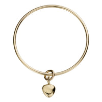 Gold Maxi Grateful Heart Bangle