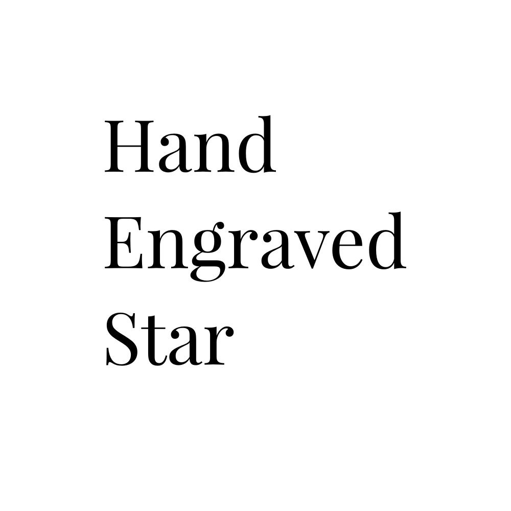 Hand Engraved Star