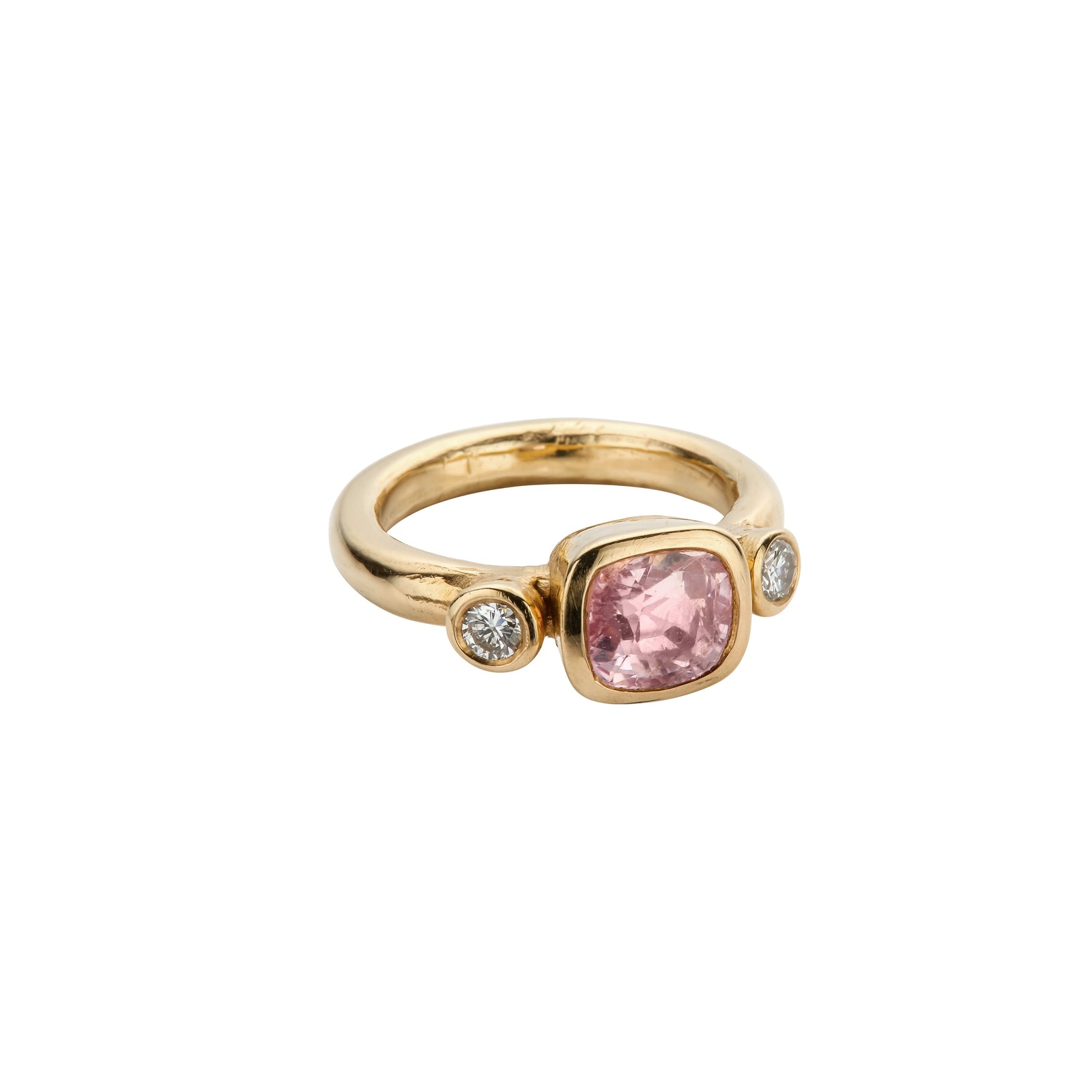 HATHOR Gold Pink Sapphire & Diamond Ring