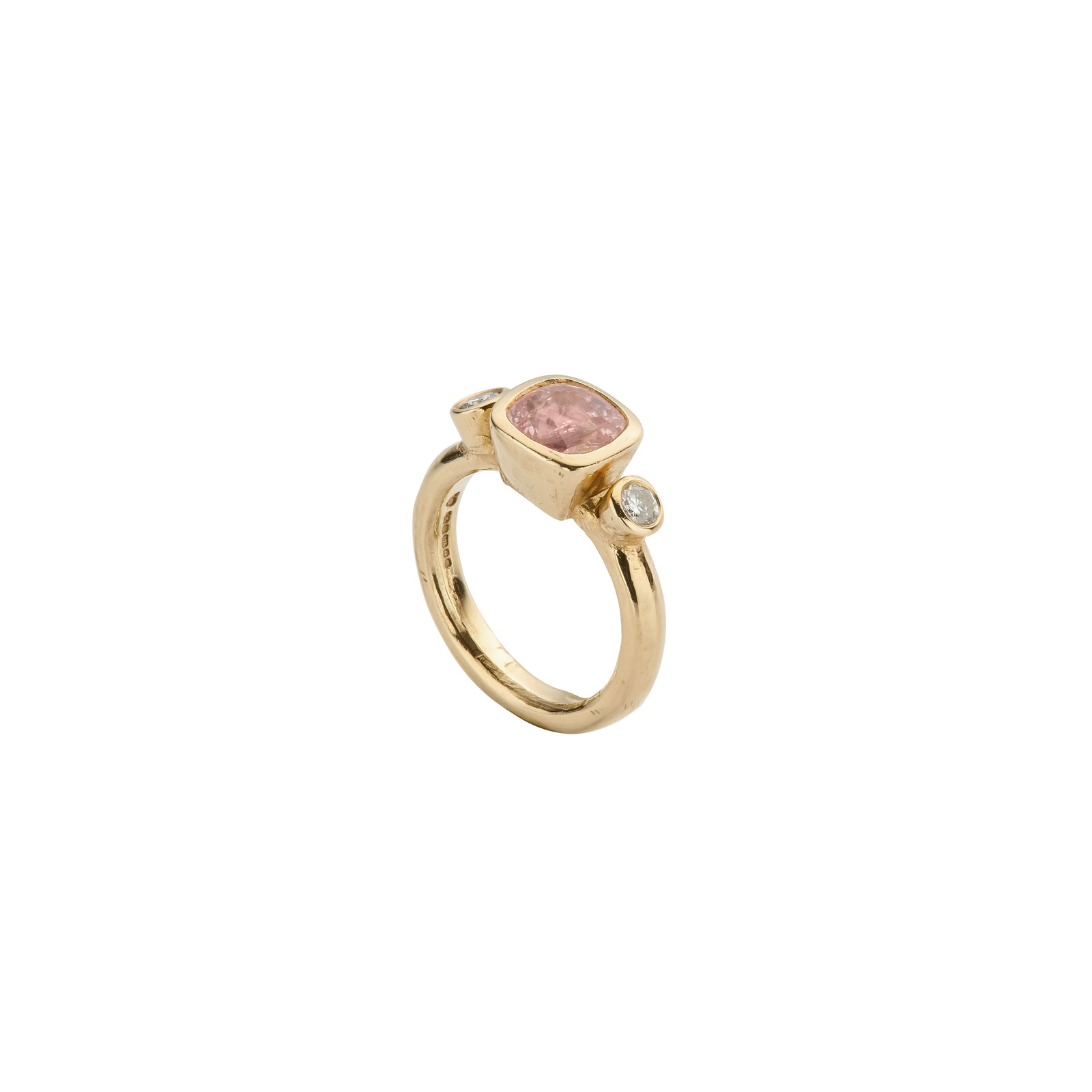 HATHOR Gold Pink Sapphire & Diamond Ring