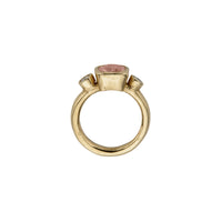 HATHOR Gold Pink Sapphire & Diamond Ring