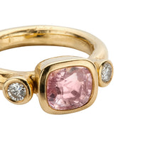HATHOR Gold Pink Sapphire & Diamond Ring