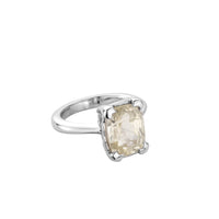 HAUKEA Gold White Sapphire White Ring