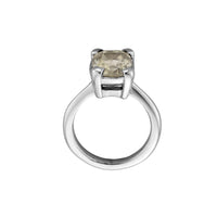 HAUKEA Gold White Sapphire White Ring