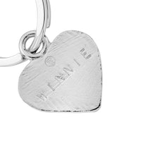 Silver Heart Dog Tag