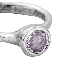 IRIS White Gold Pink Sapphire Ring