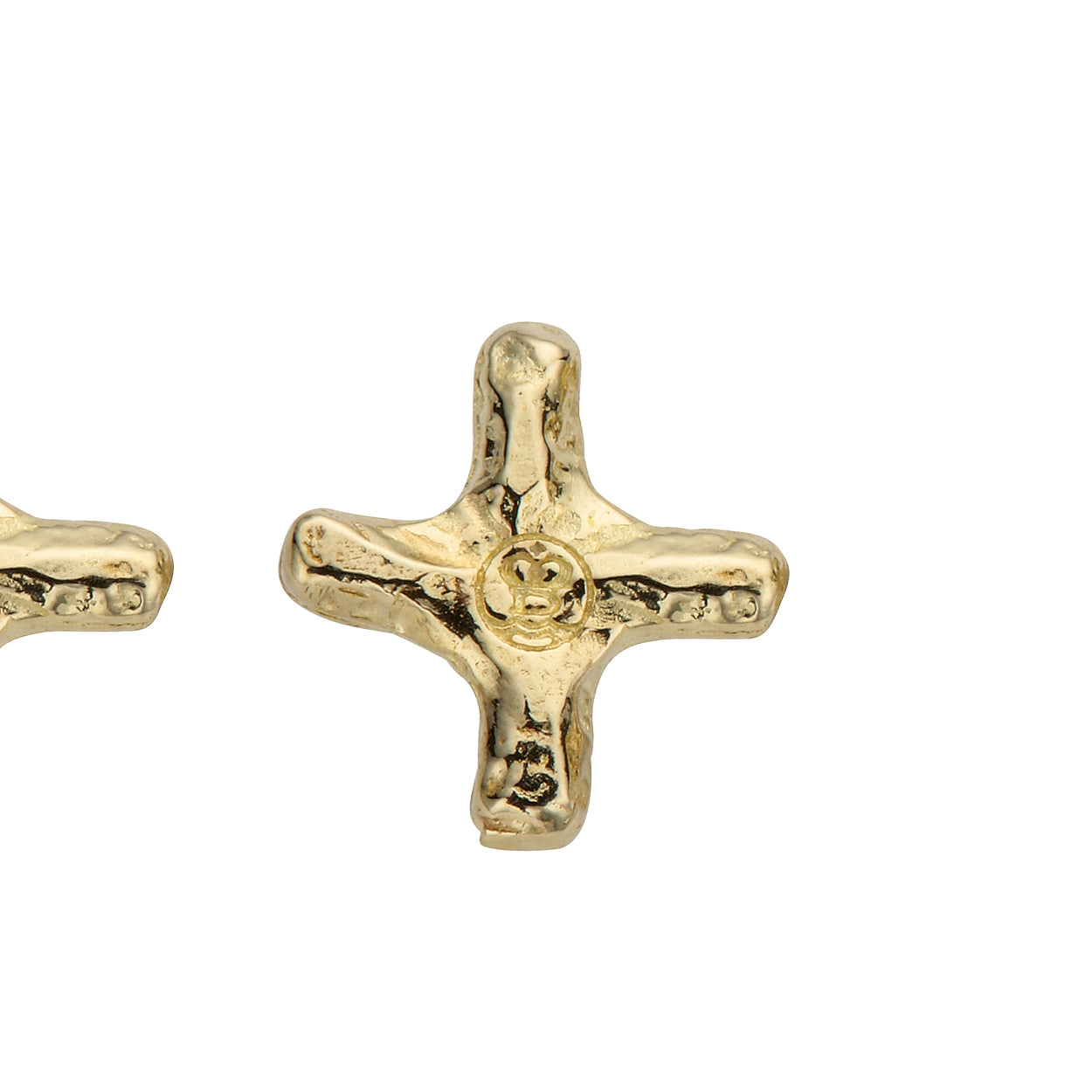 Gold Mini Kiss Single Stud Earring