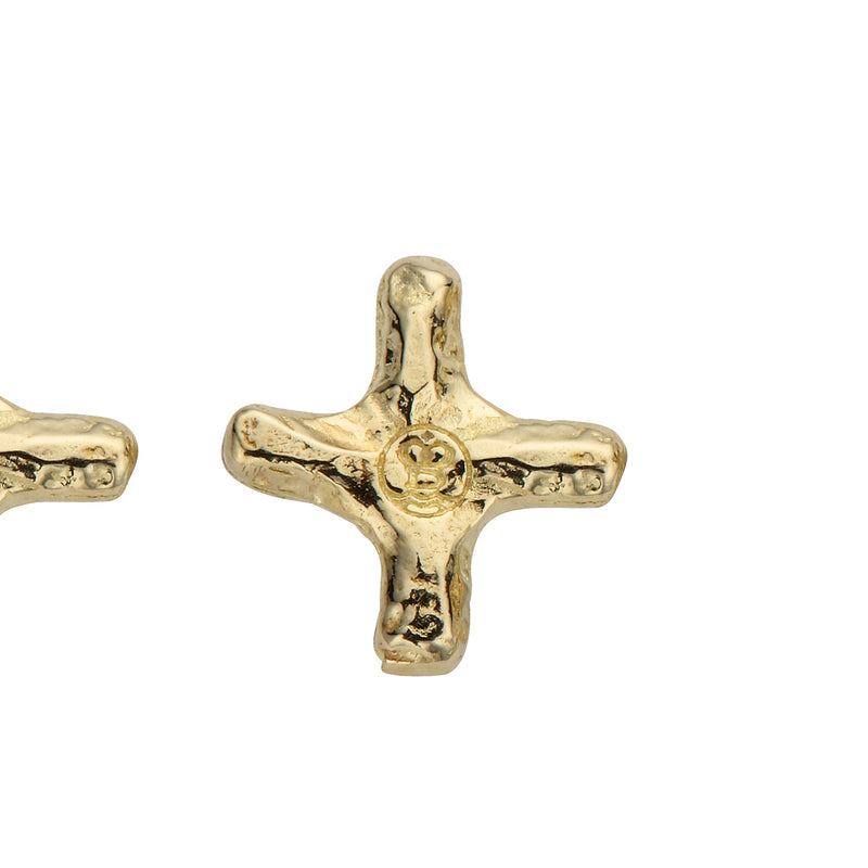 Gold Mini Kiss Single Stud Earring