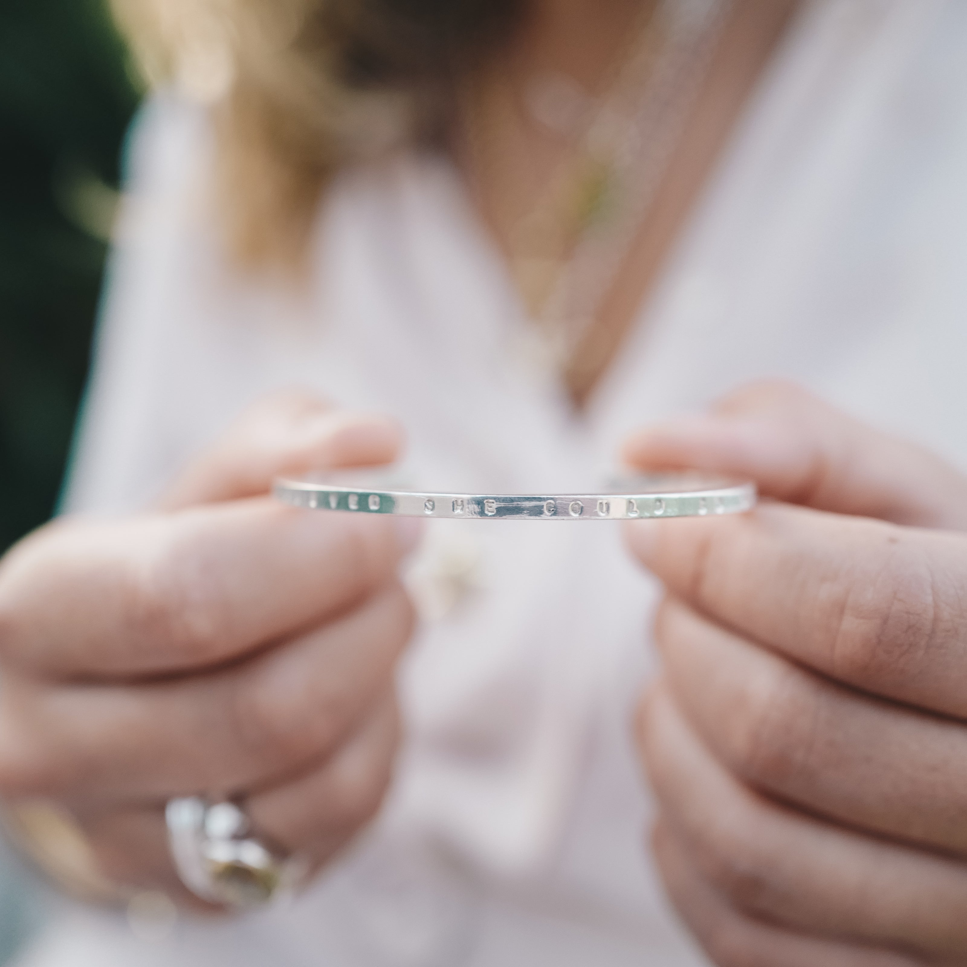 Limited Edition Silver Believe Bangle