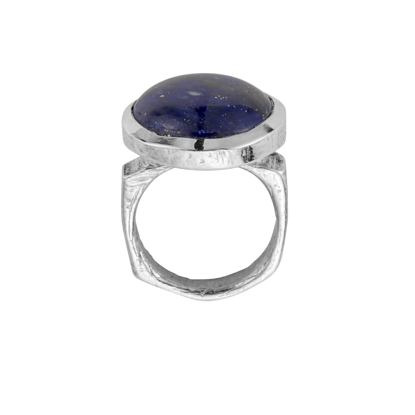 Silver Lapis Lazuli Maxi Mood Ring