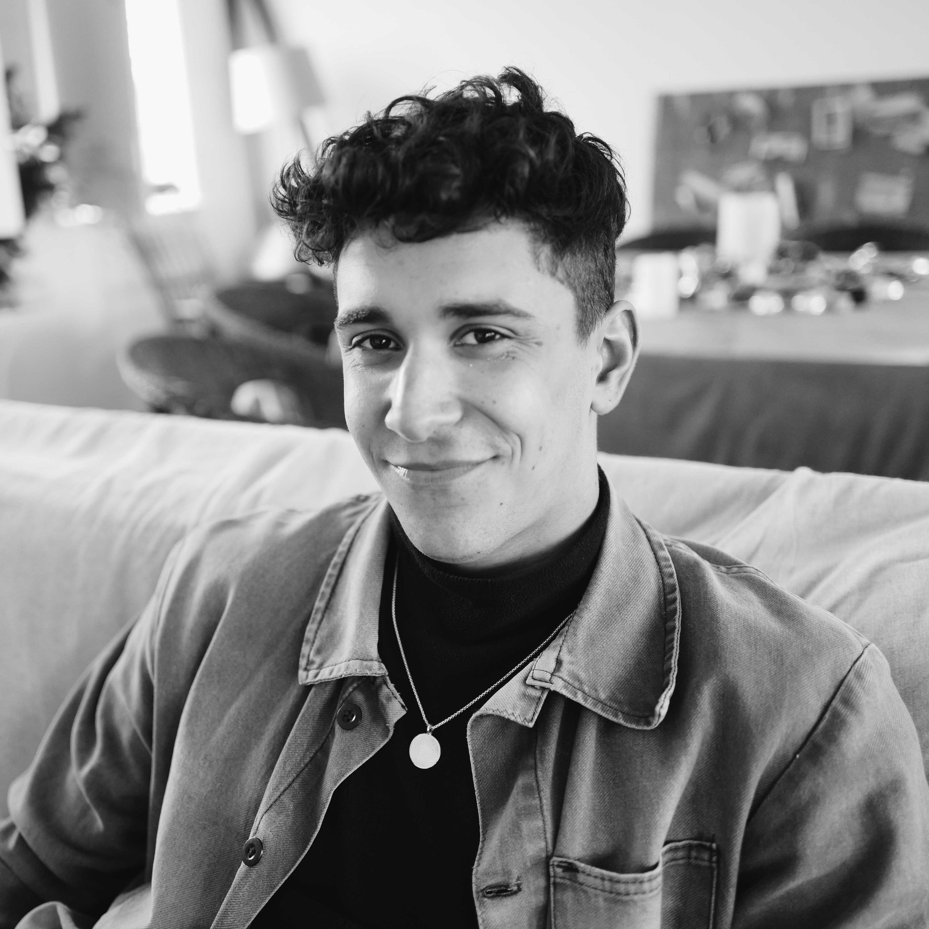 Silver Large Moon Snake Chain Necklace