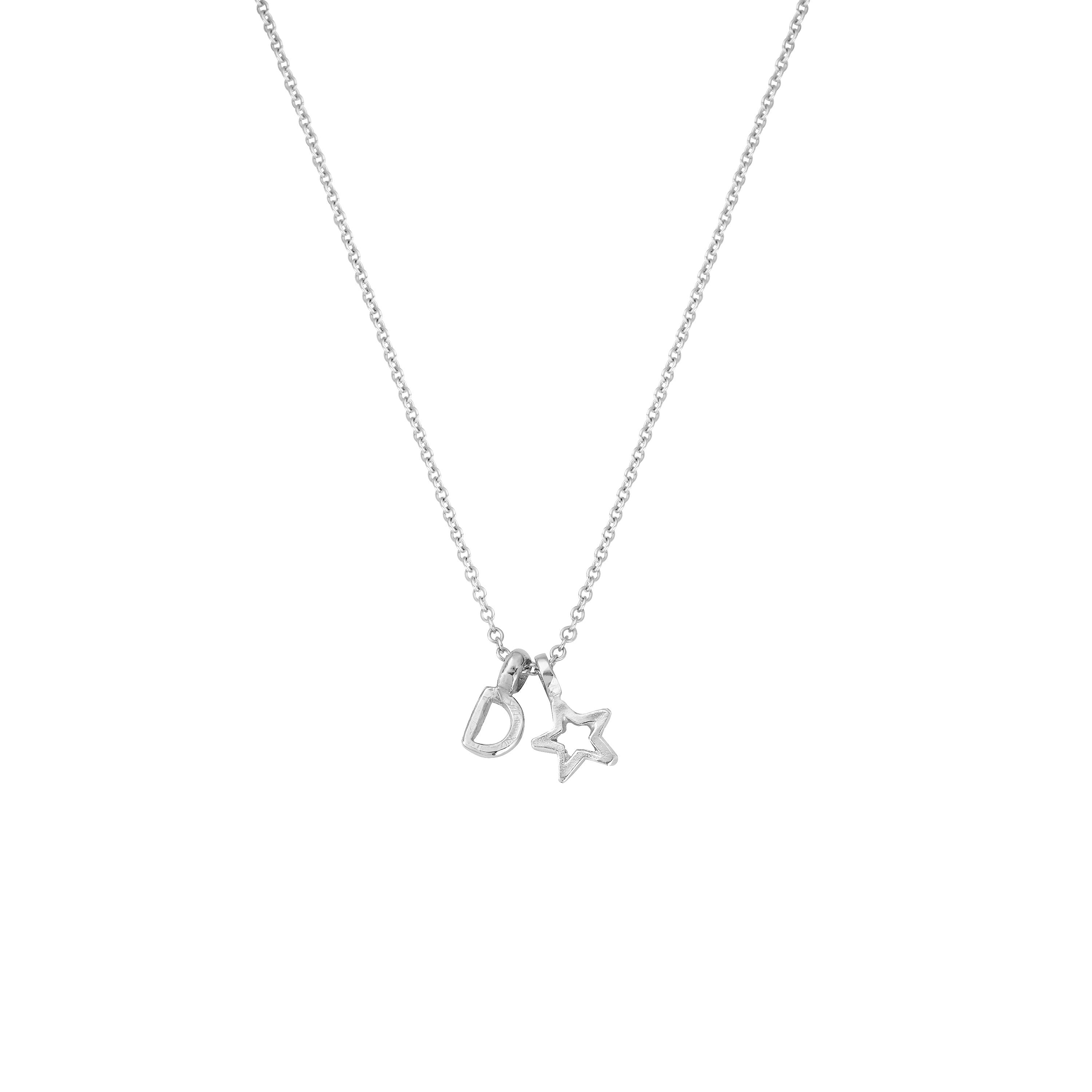 Silver Mini Alphabet Necklace