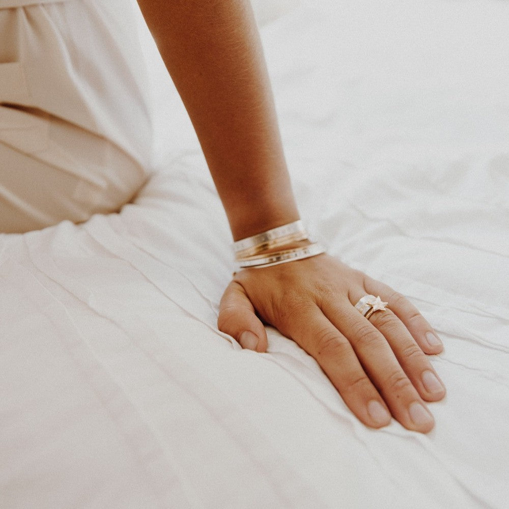 Gold Mini Star Love Struck Ring