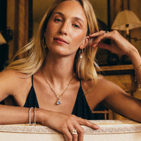 MARELLA Gold Aquamarine Trace Chain Necklace