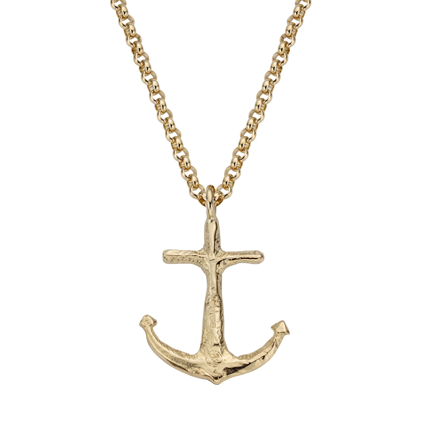Gold Maxi Anchor Necklace