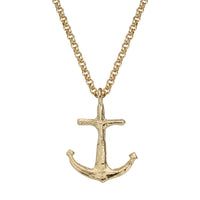 Gold Maxi Anchor Necklace