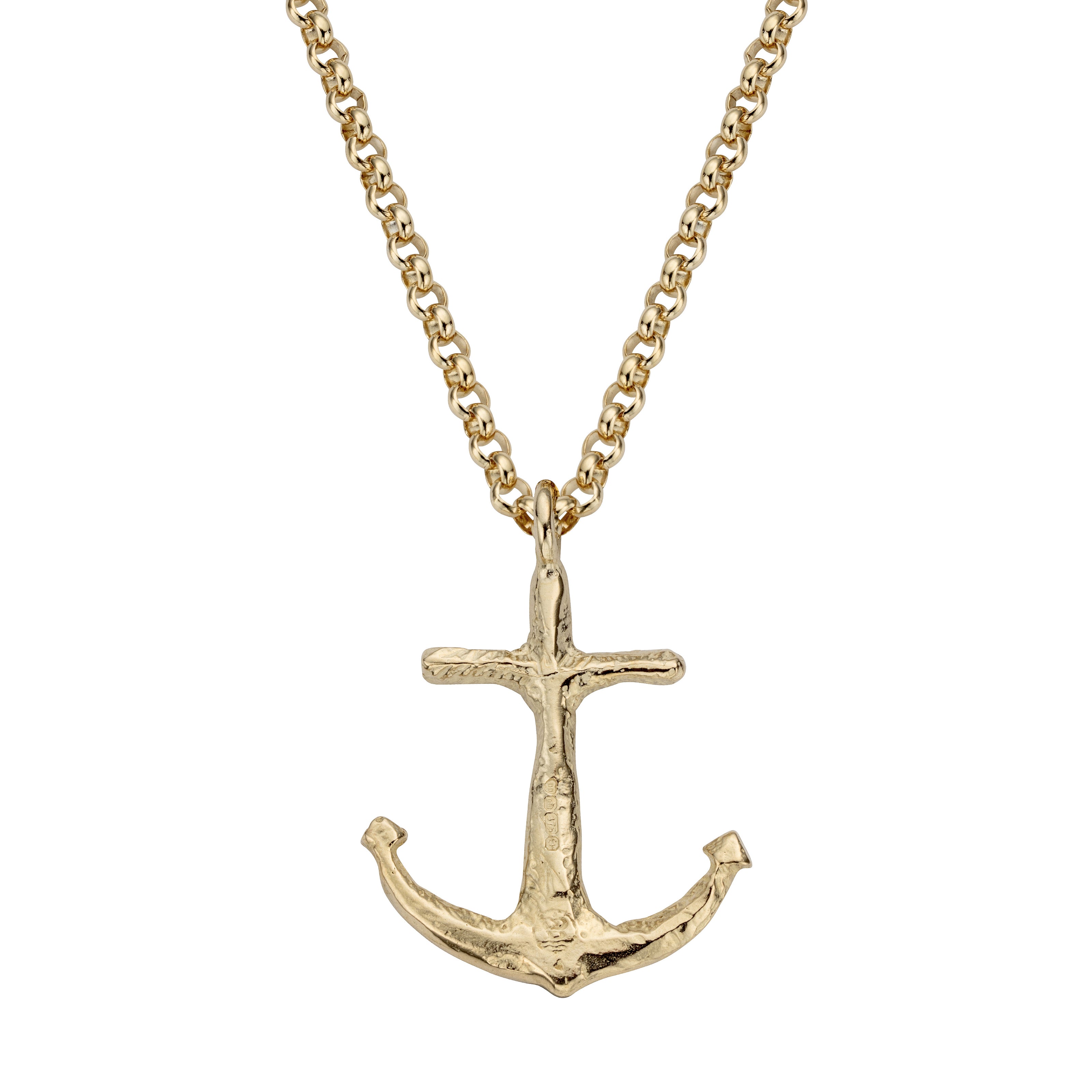 Gold Maxi Anchor Necklace