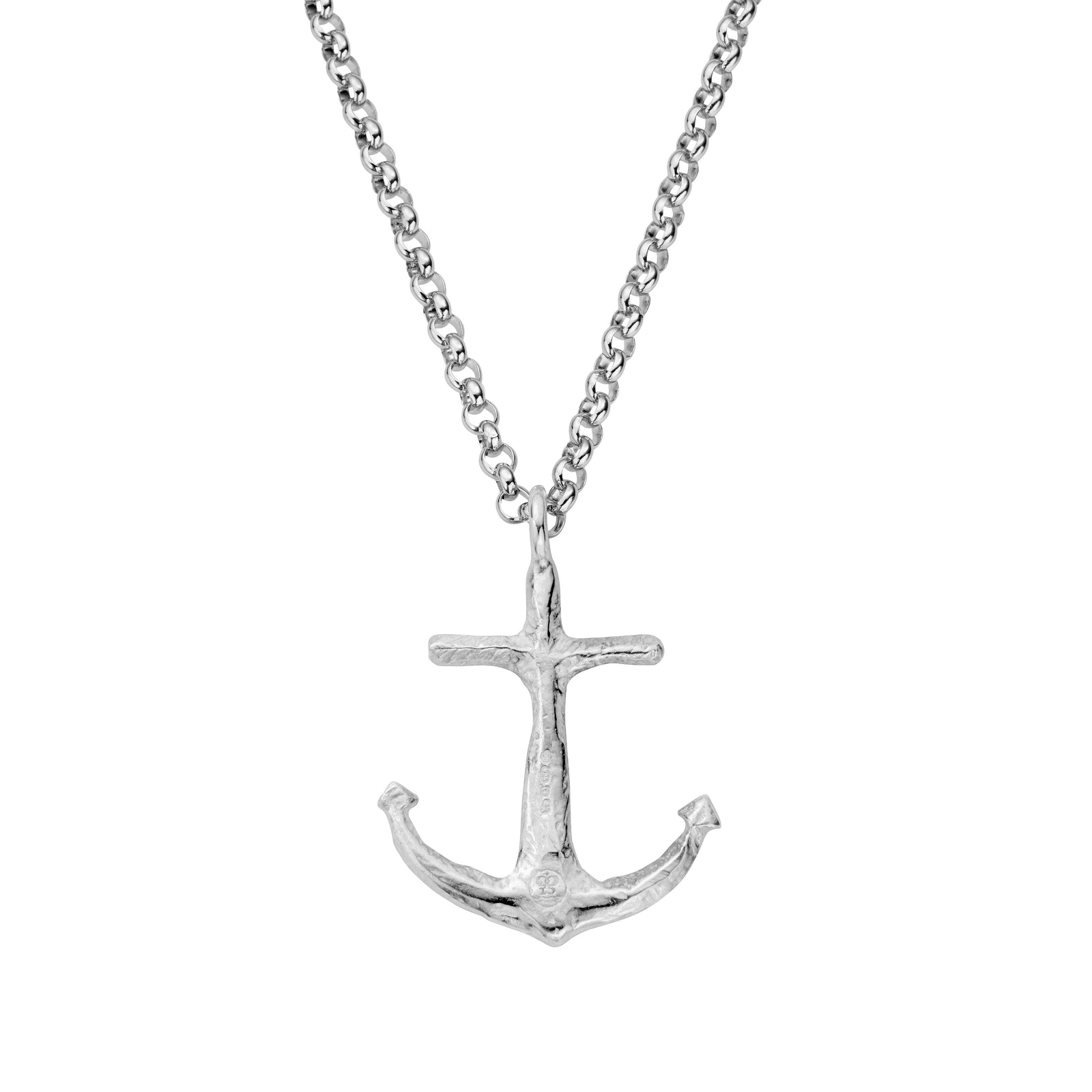 Silver Maxi Anchor Necklace