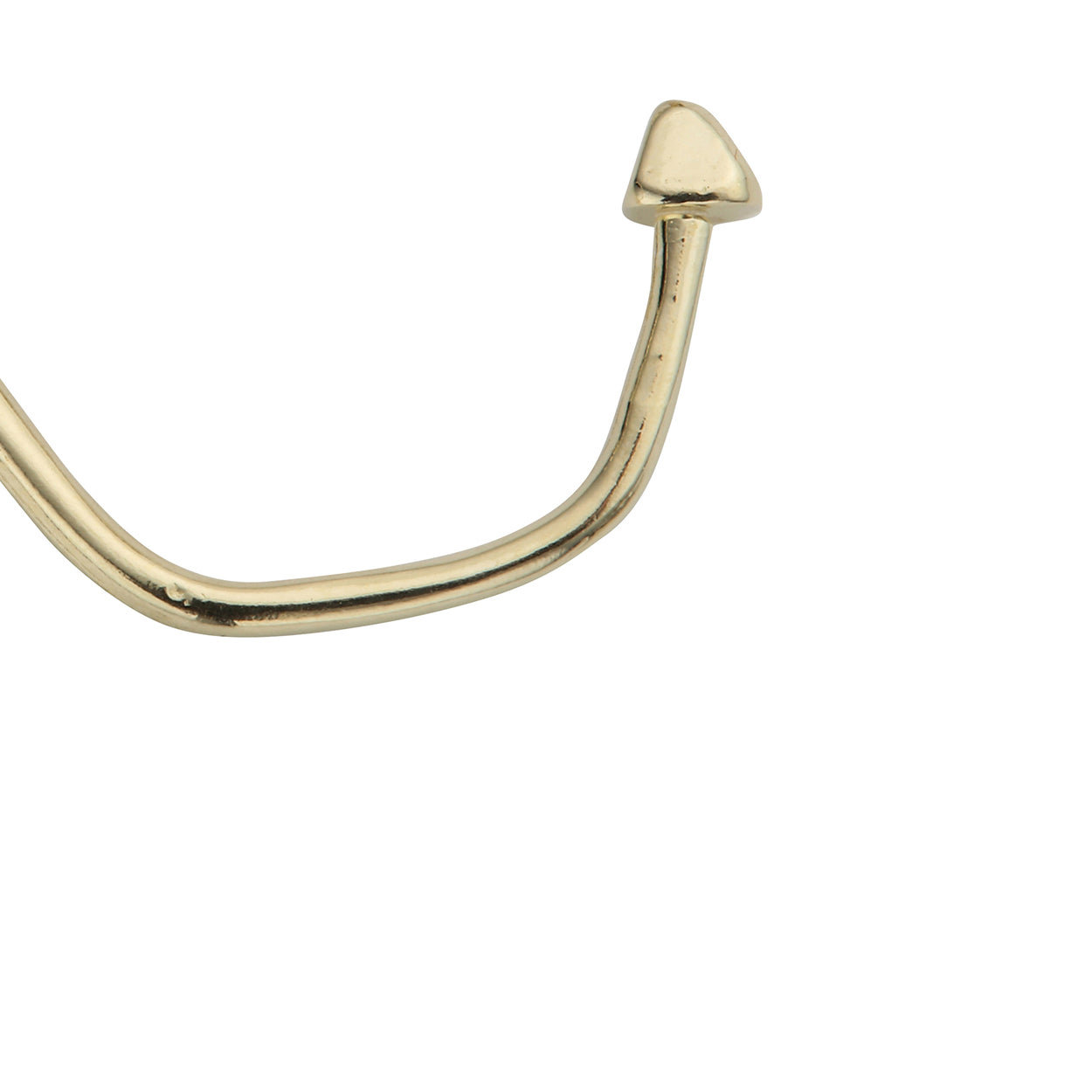 Gold Single Maxi Cupid Hoop Earring