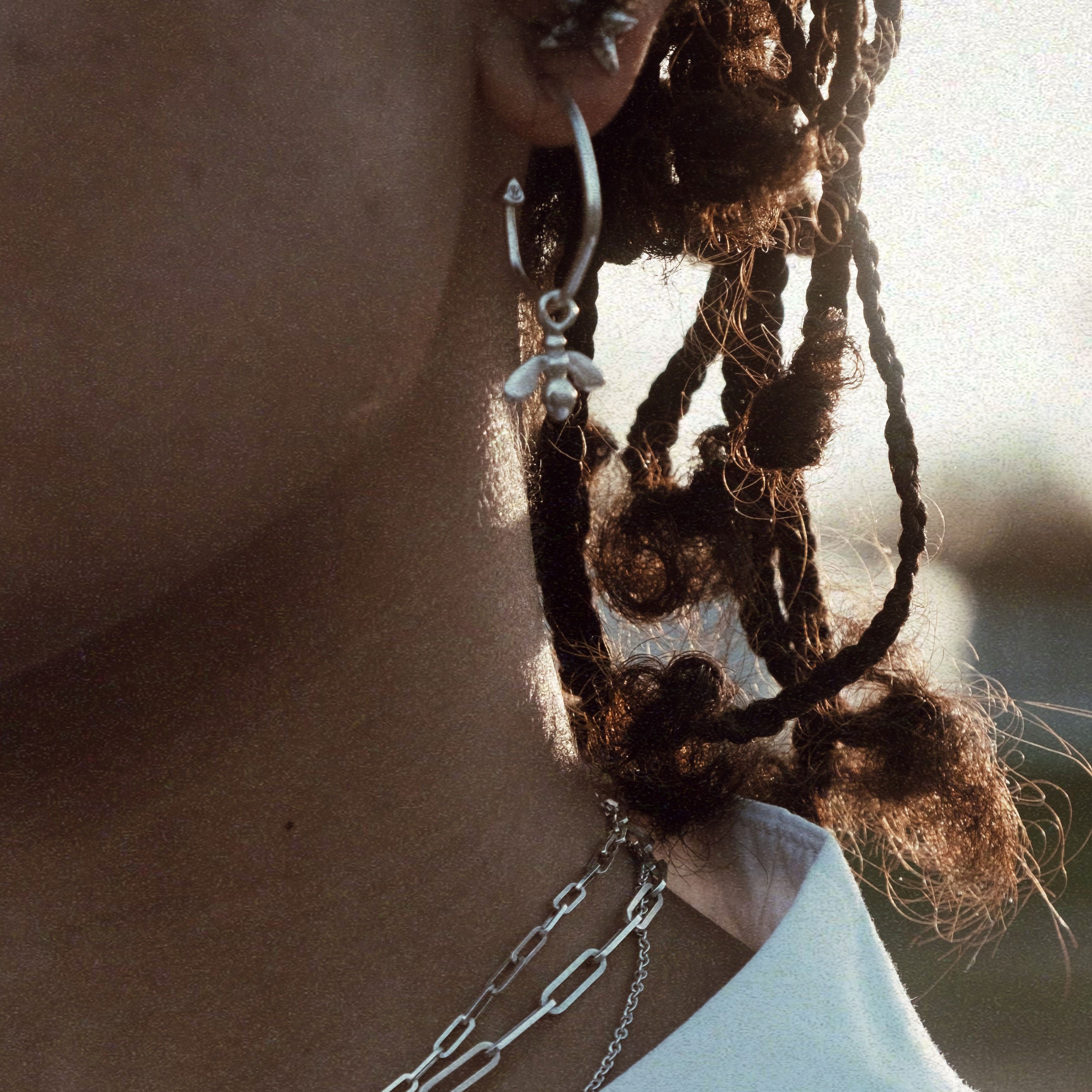 Maxi Cupid Hoops with Mini Honey Bee Charms