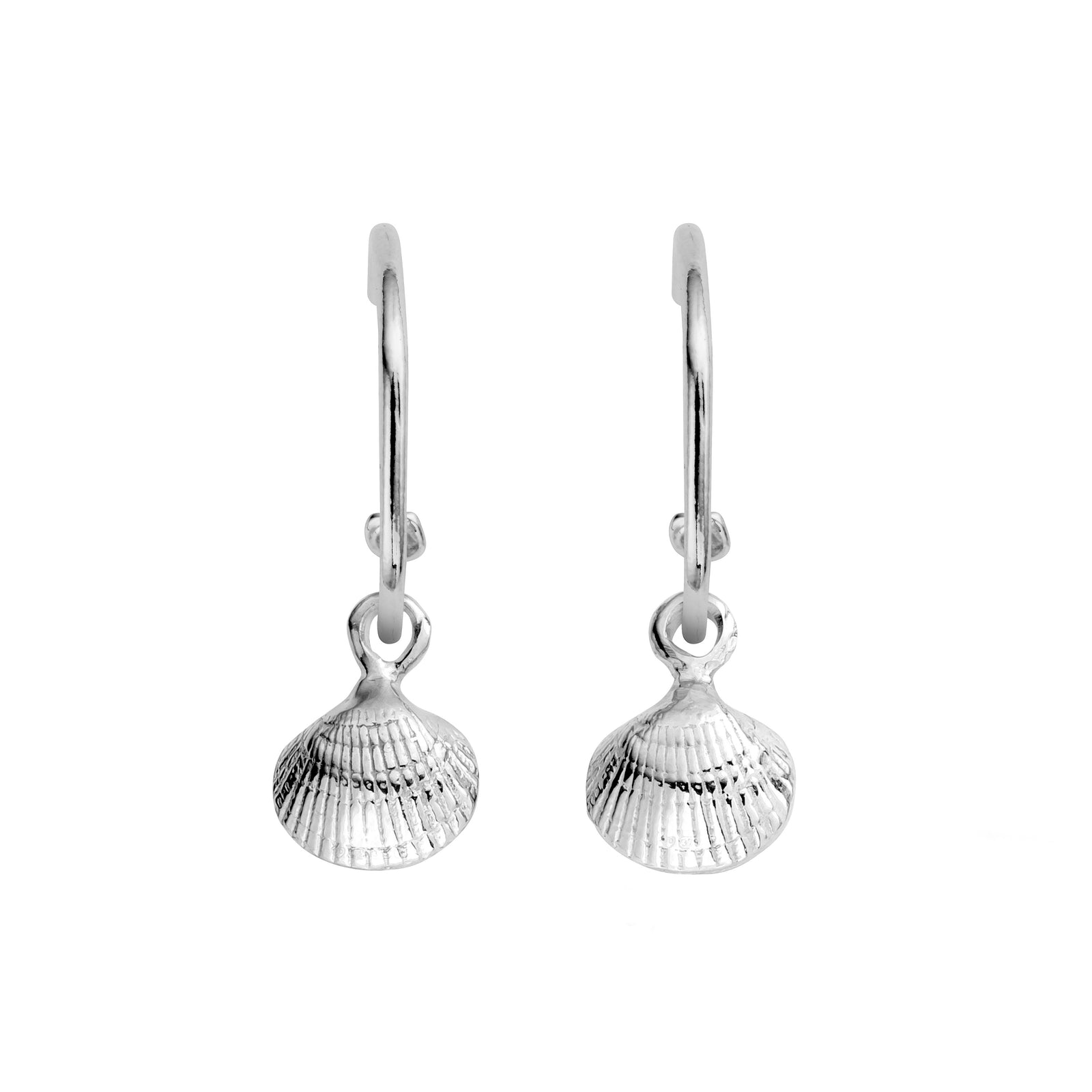 Maxi Cupid Hoops With Mini Shell Charms