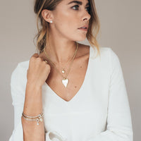 Gold Maxi Heart Necklace