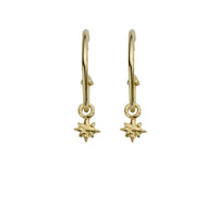 Gold Maxi Cupid Hoops With Baby North Star Charms
