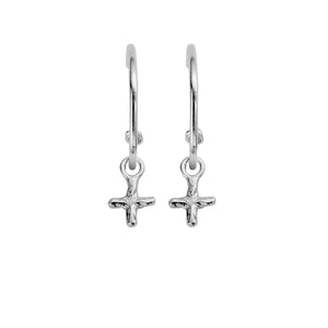 Maxi Cupid Hoops With Mini Kiss Charms