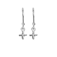 Maxi Cupid Hoops With Mini Kiss Charms