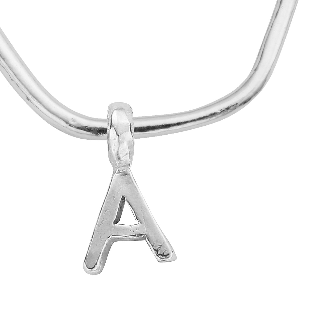 Maxi Cupid Hoops with Alphabet Charms
