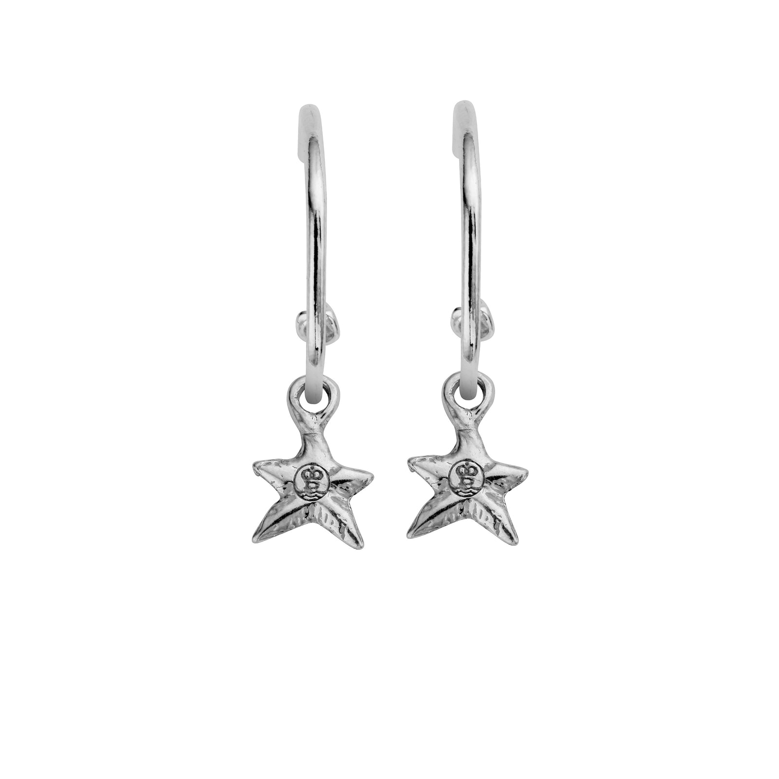 Maxi Cupid Hoops With Mini Star Charms