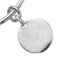 Silver Large Moon Bangle