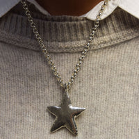 Silver Original 18" Maxi Star Necklace
