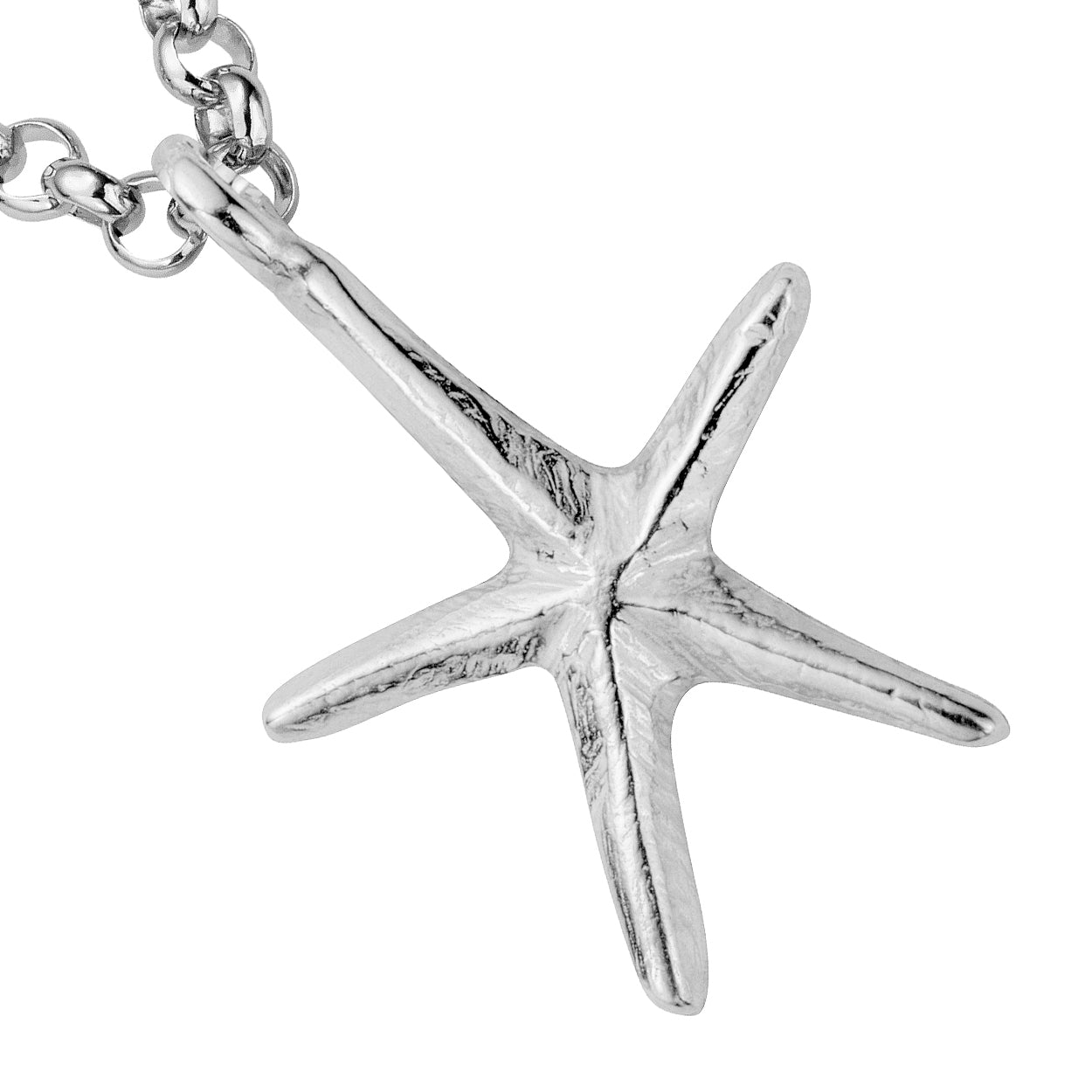Silver Maxi Starfish Charm