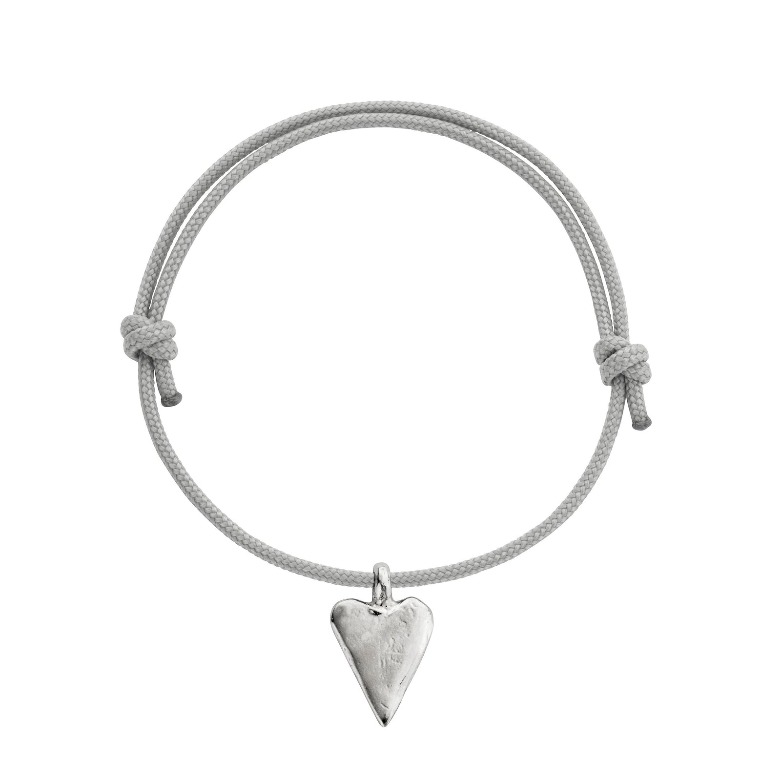 Silver Medium Heart Sailing Rope