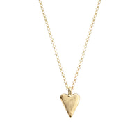 Gold Medium Heart Necklace