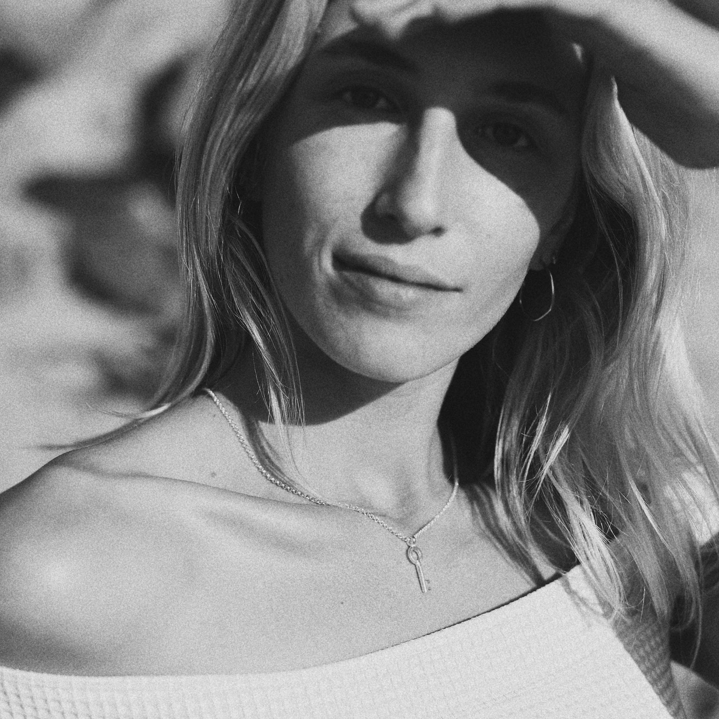 Silver & Gold Medium Dreamer's Key Necklace