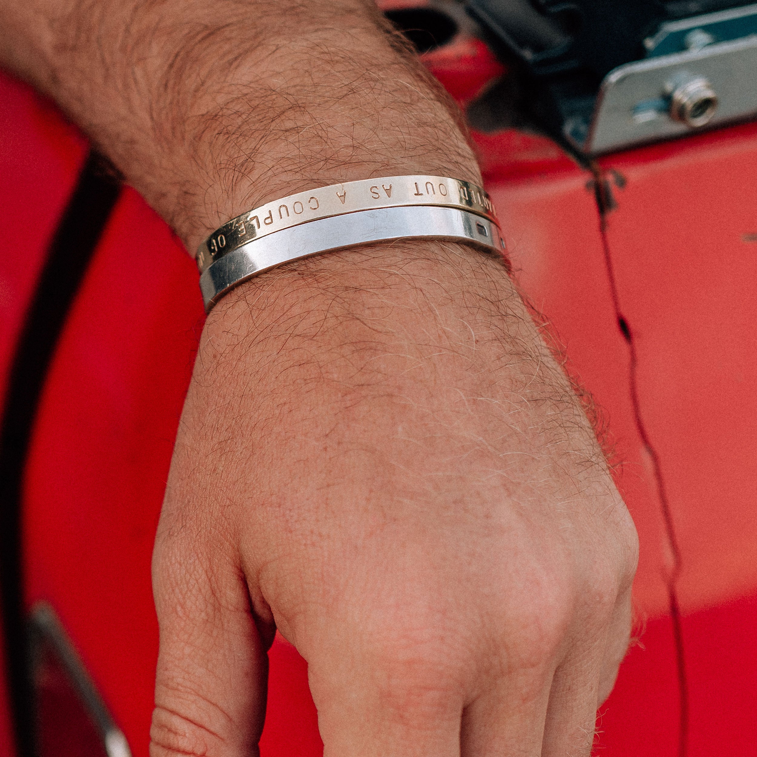 Men's Gold Luxury Signature Bangle