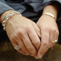Men's Silver Monaco Bracelet
