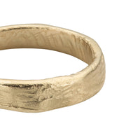 Men's Gold Midi Posey Ring