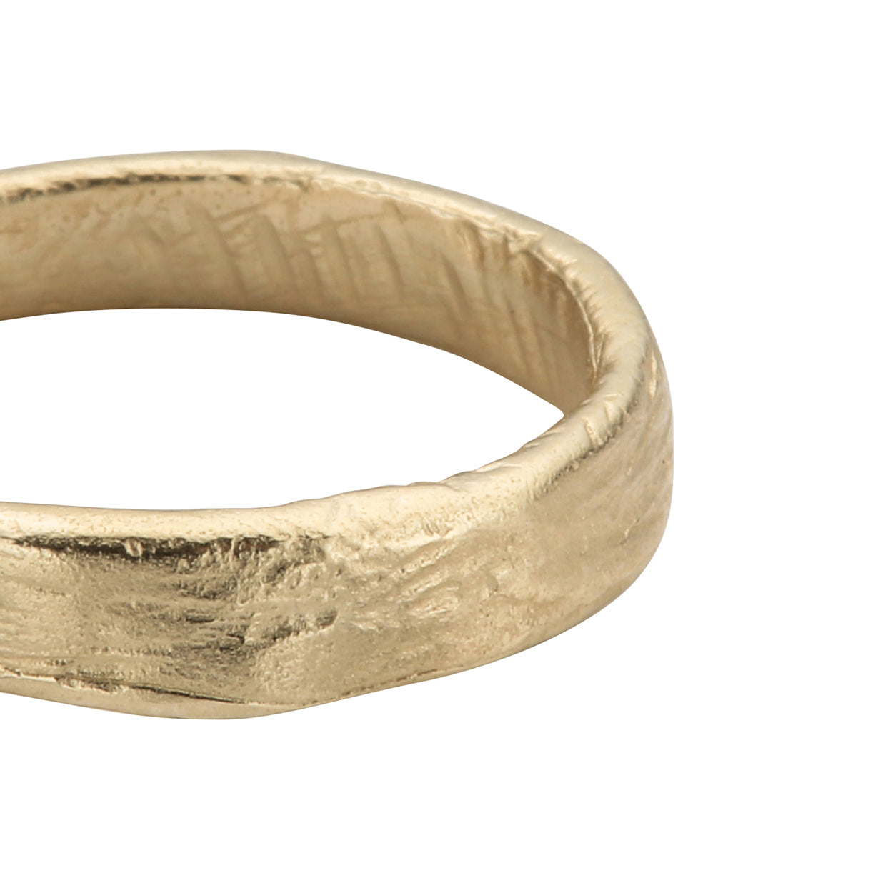 Men's Gold Midi Posey Ring