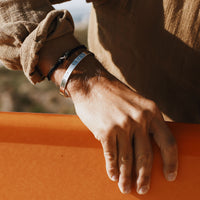 Men's Silver Luxury Signature Bangle