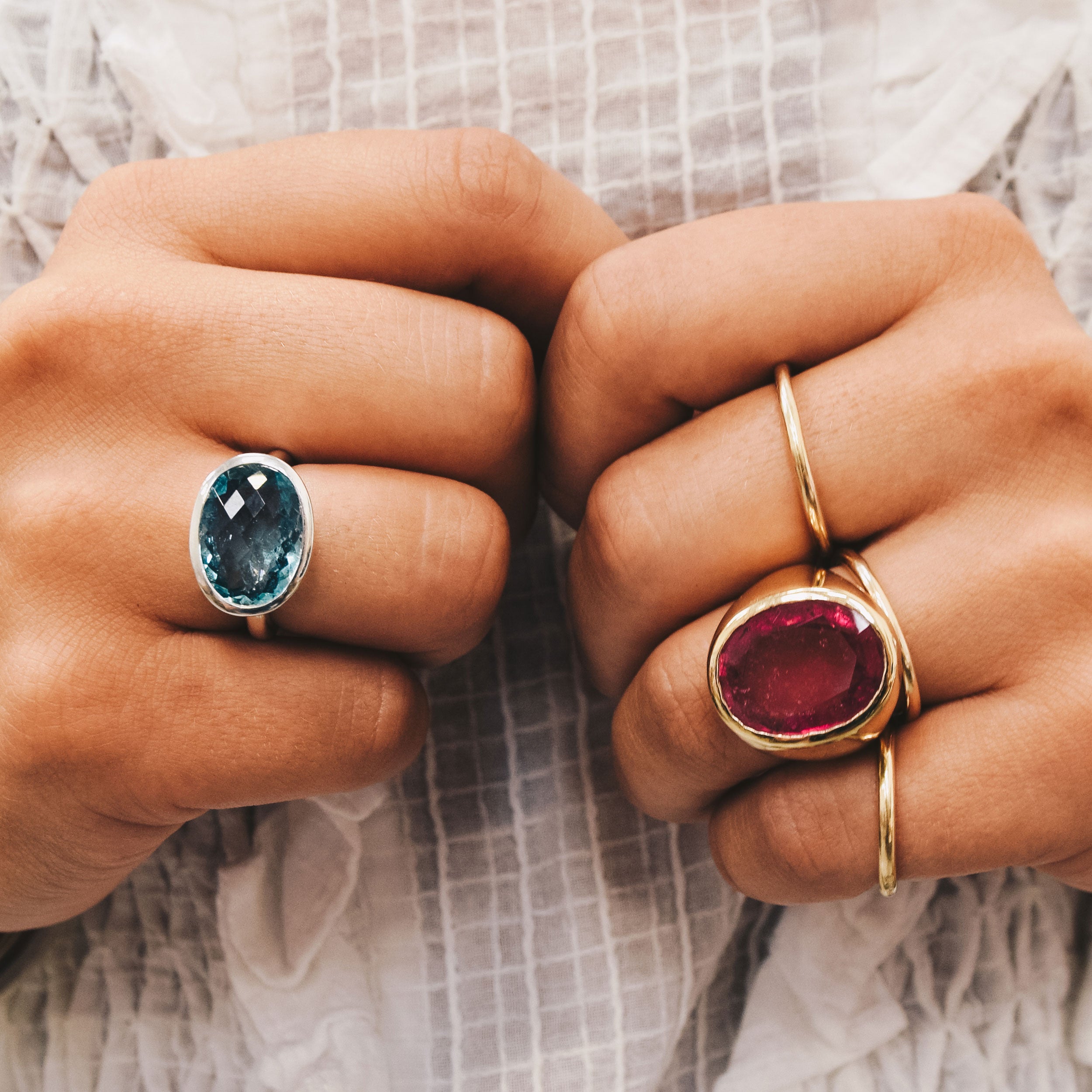 METIS Gold Tourmaline Ring