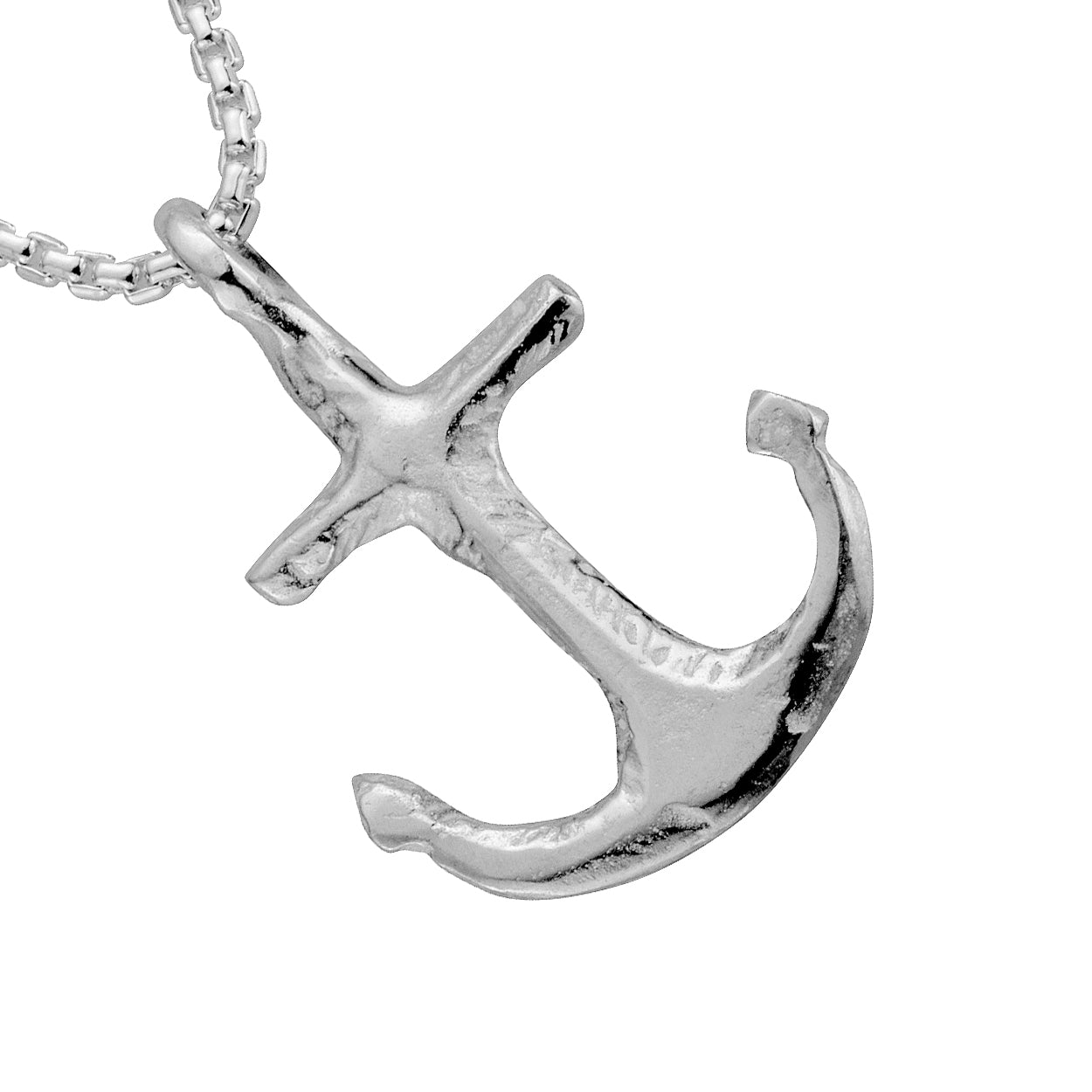 Silver Midi Anchor Charm