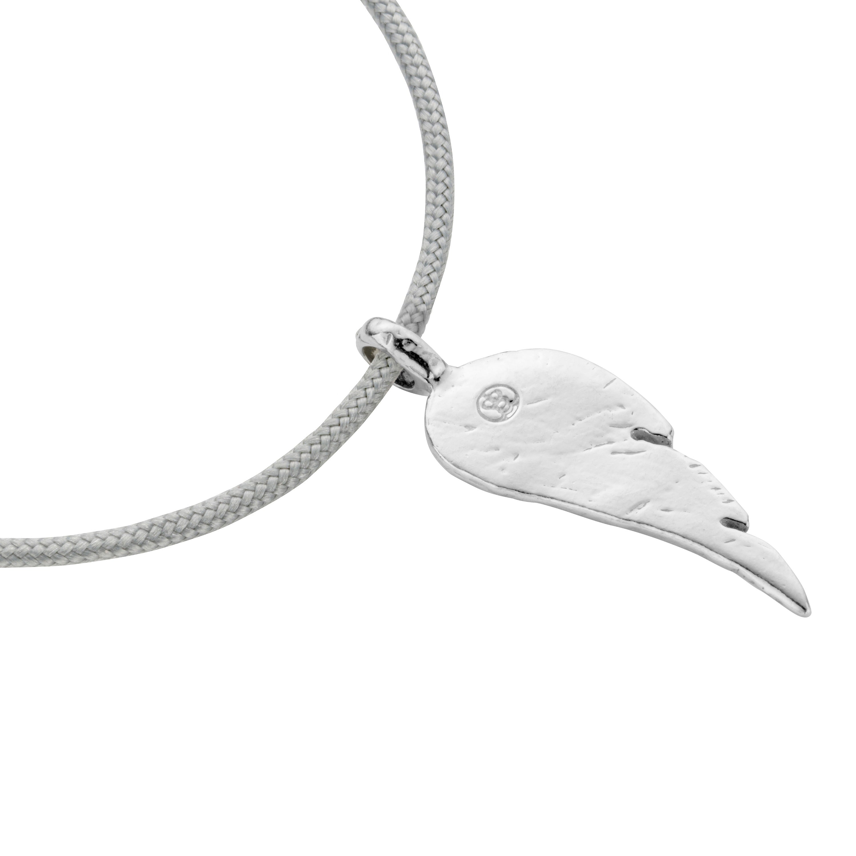 Silver Midi Angel Wing Sailing Rope