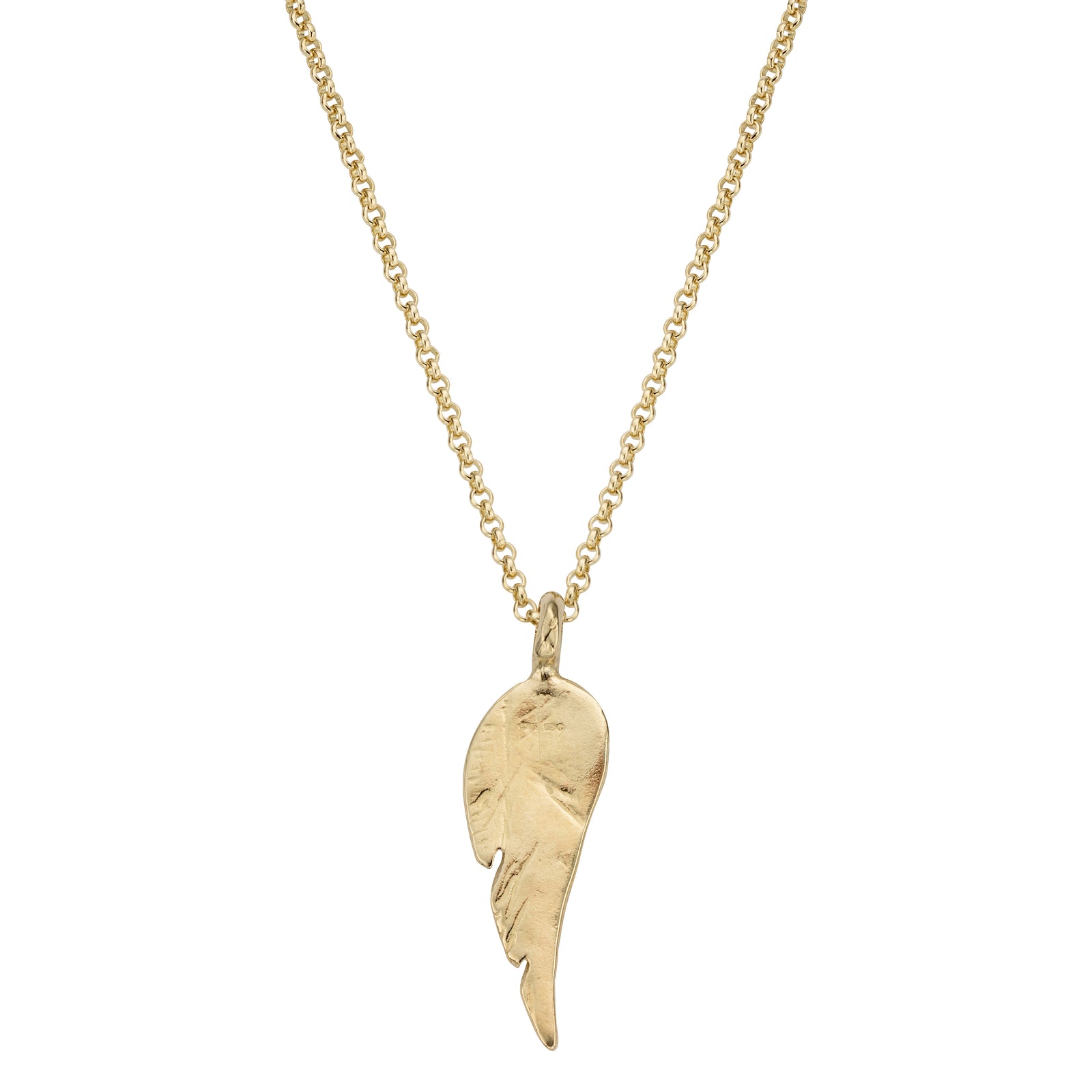 Gold Midi Angel Wing Necklace