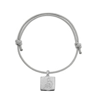 Silver Medium Aquarius Horoscope Sailing Rope