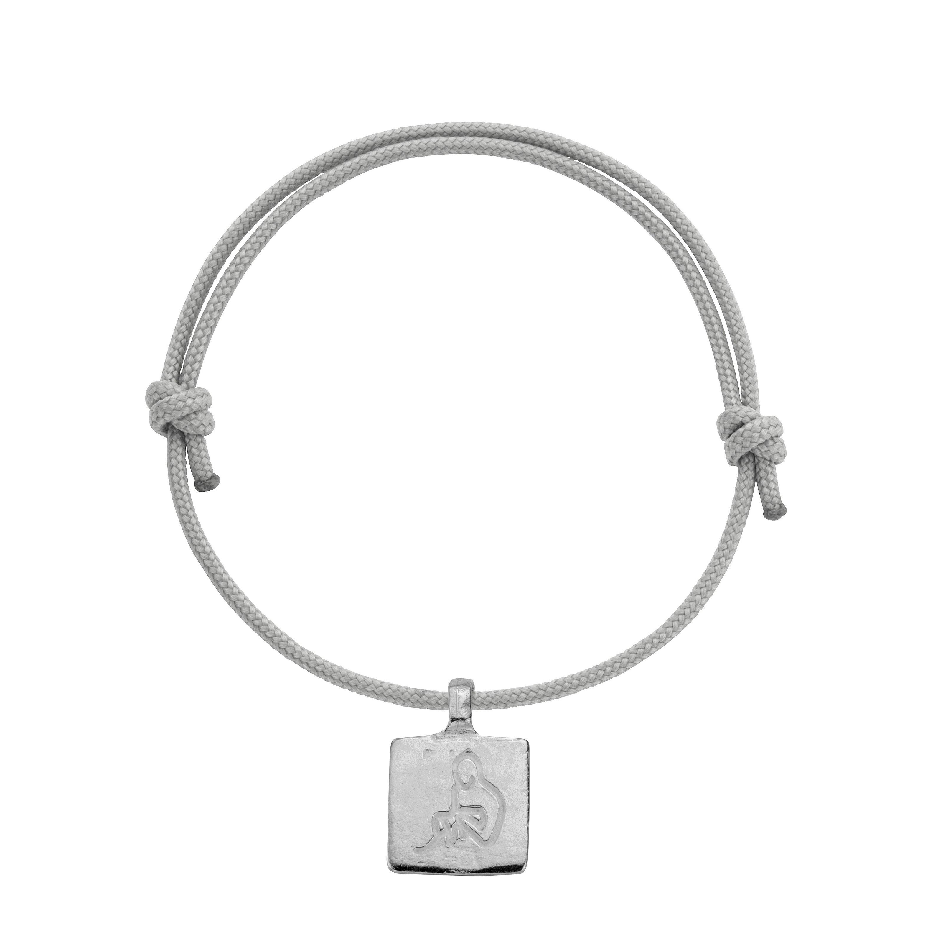 Silver Medium Aquarius Horoscope Sailing Rope