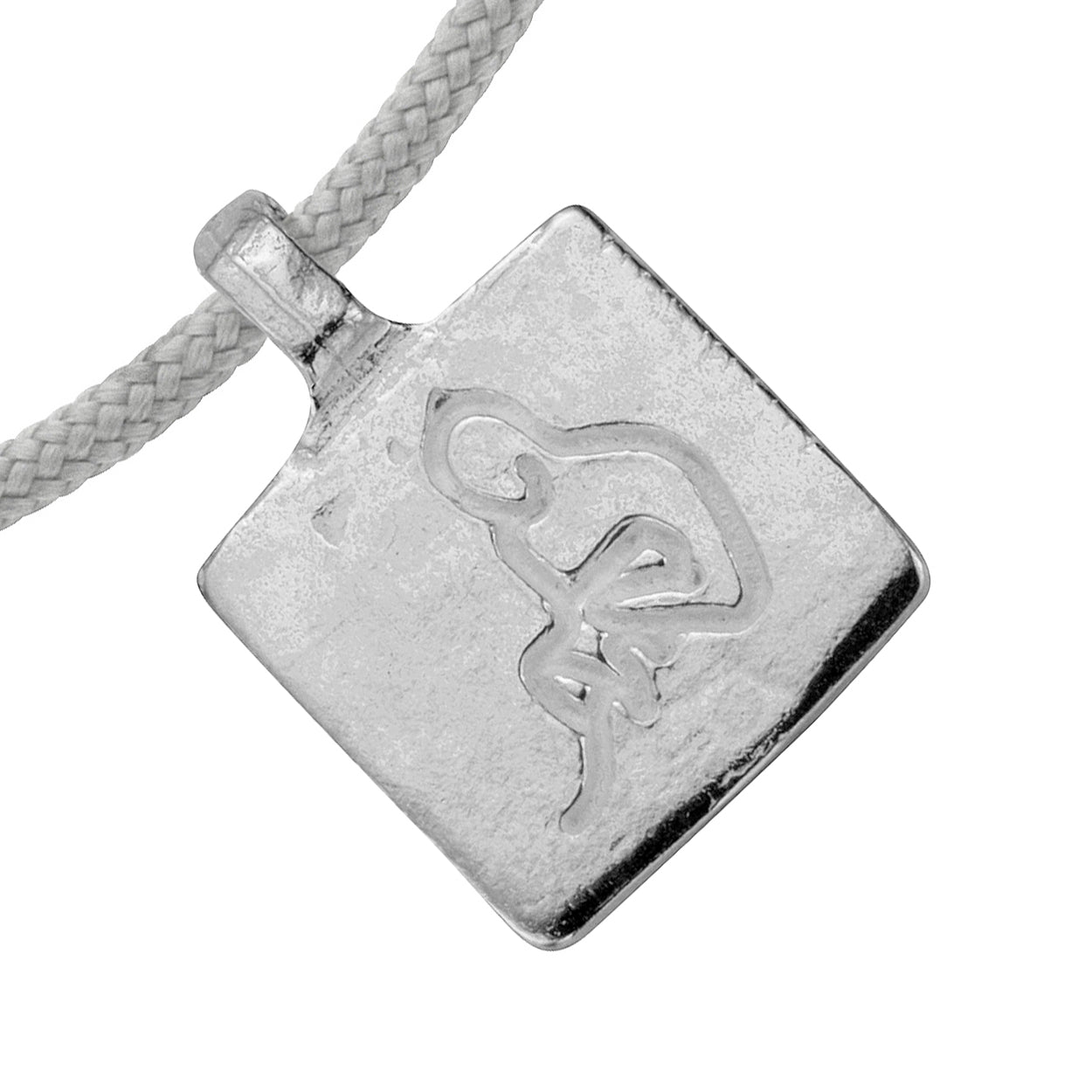 Silver Medium Aquarius Horoscope Sailing Rope