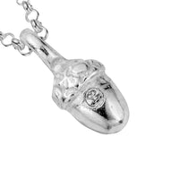 Silver Medium Bowness Acorn Necklace